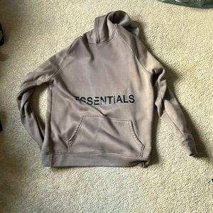 Grey essentials hoodie
